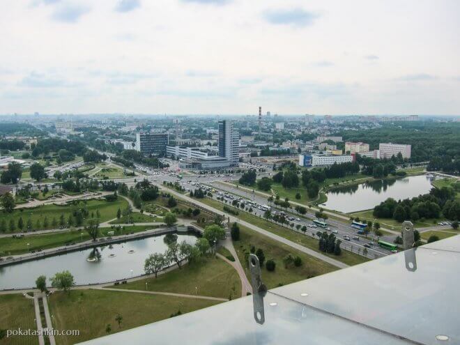 Обзорная площадка Национальной библиотеки Беларуси