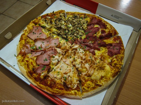 Пицца "Четыре вкуса" (32 см)
