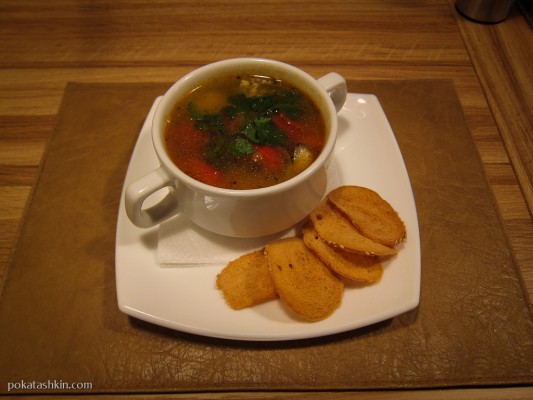 Традиционный венгерский суп "Халасле"