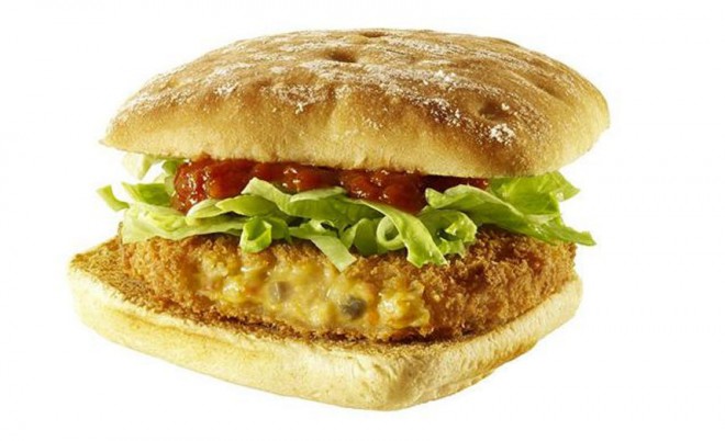 Crab Croquette Burger