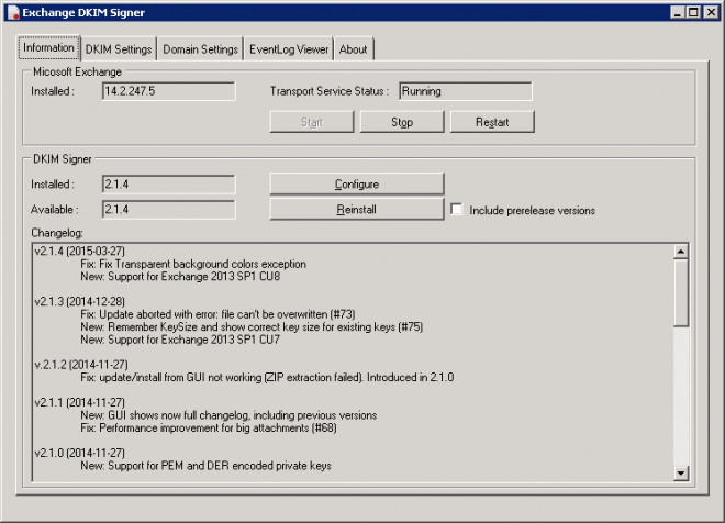 Настройка DKIM в MS Exchange Server