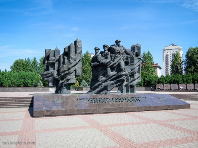 Памятник погибшим пограничникам в Гродно