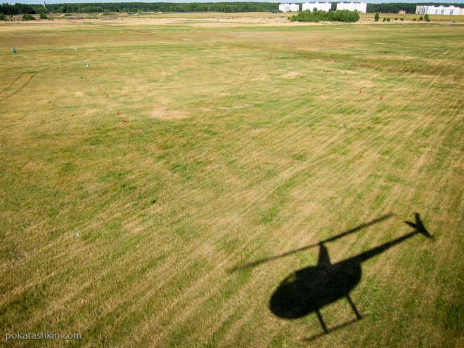 Полёт на вертолёте Robinson R44 над Минском