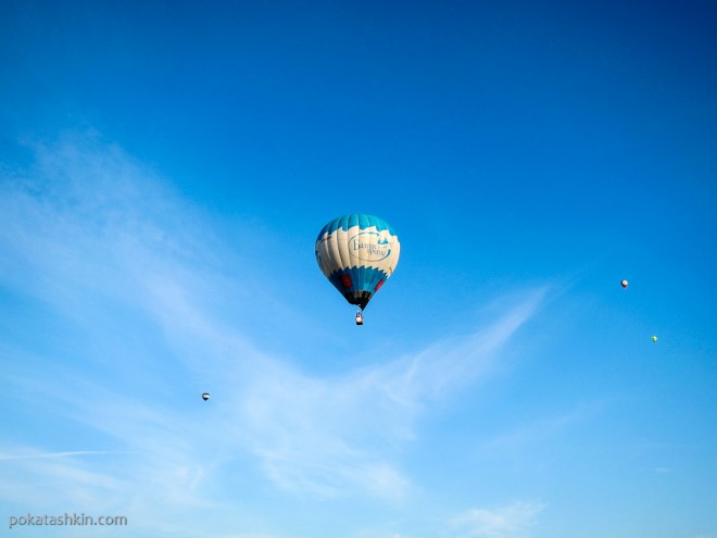 Полёт воздушных шаров над Минском