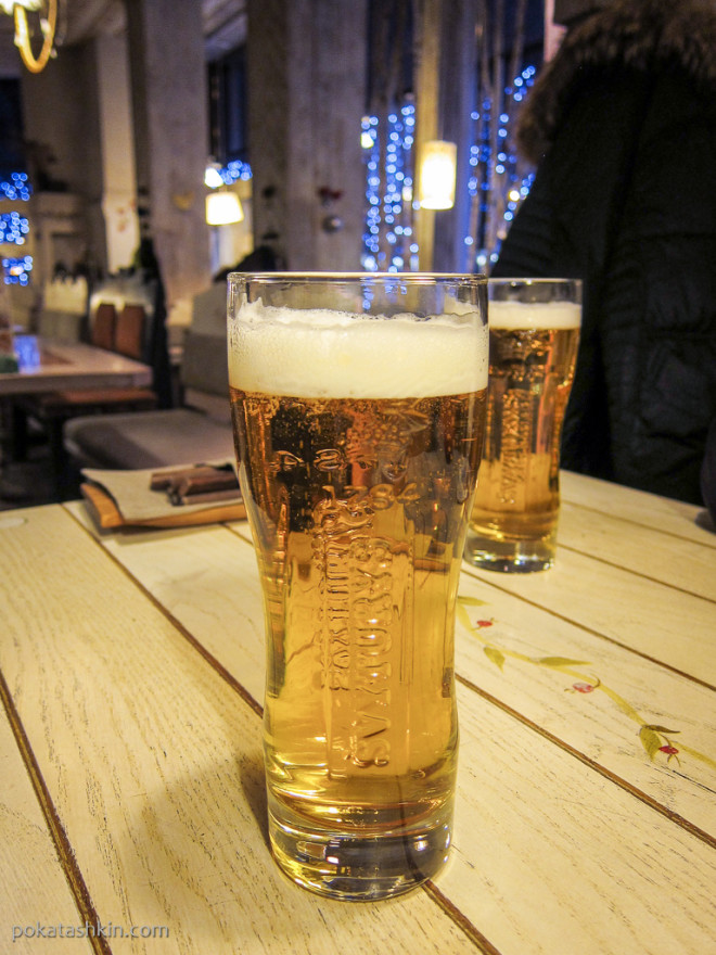 Разливное пиво Švyturys Extra (Литва)