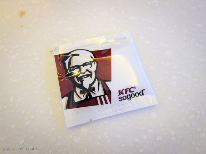 Влажная салфетка KFC