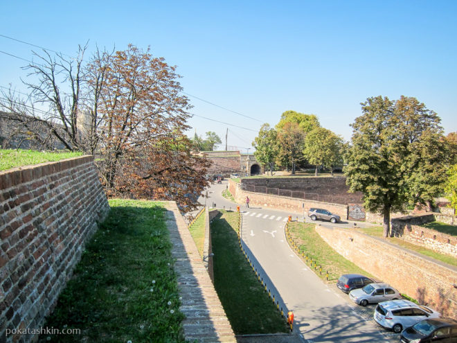 Стены Белградской крепости