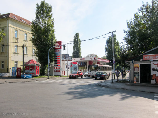 Заправка Лукойл в Белграде