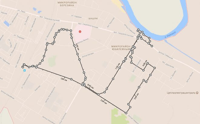 Маршрут по Светлогорску