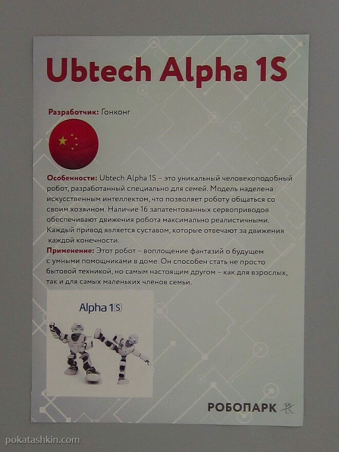 Человекоподобный робот Ubtech Alpha 1S