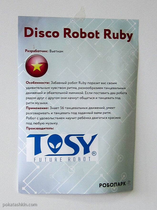 Танцующий Disco Robot Ruby
