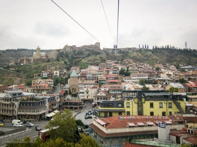 Вид на старый Тбилиси